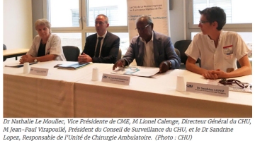 CHU : L'unité de chirurgie ambulatoire de Saint-Pierre s'éte ... Image 1