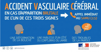 Reconnaître les signes de d’un AVC pour une prise en charge  ... Image 1