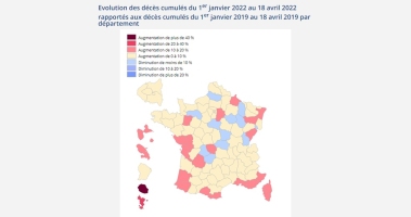 Mortalité en 2022 : La Réunion connaît la hausse la plus for ... Image 1